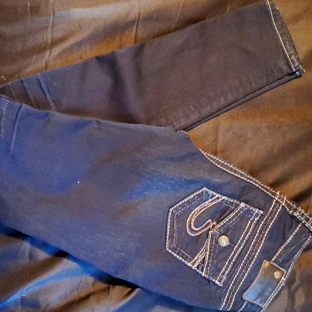 Silver jeans
